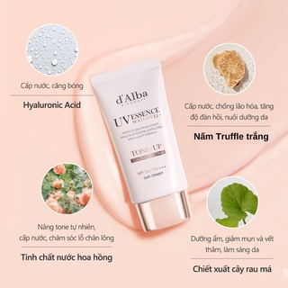Kem chống nắng D'Alba nâng tông da Waterfull Tone-up Sun Cream SPF 50+