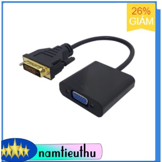 Cáp chuyển DVI 24+1 sang VGA loại có lọc nhiễu