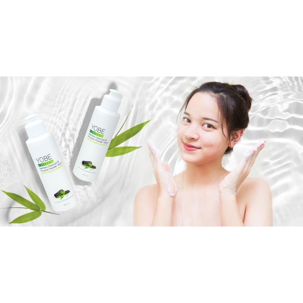Bột Rửa Mặt Ezym Và Than Tre Hoạt Tính Yobeskin