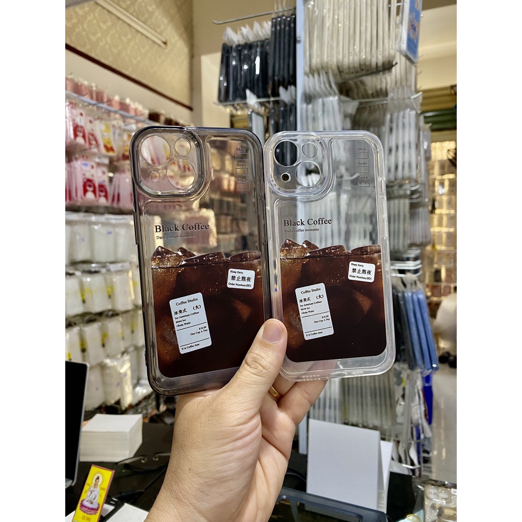 Ốp lưng iPhone trong ly cà phê 7/8 Plus/ X/ XS Max/ 11/12/13/14