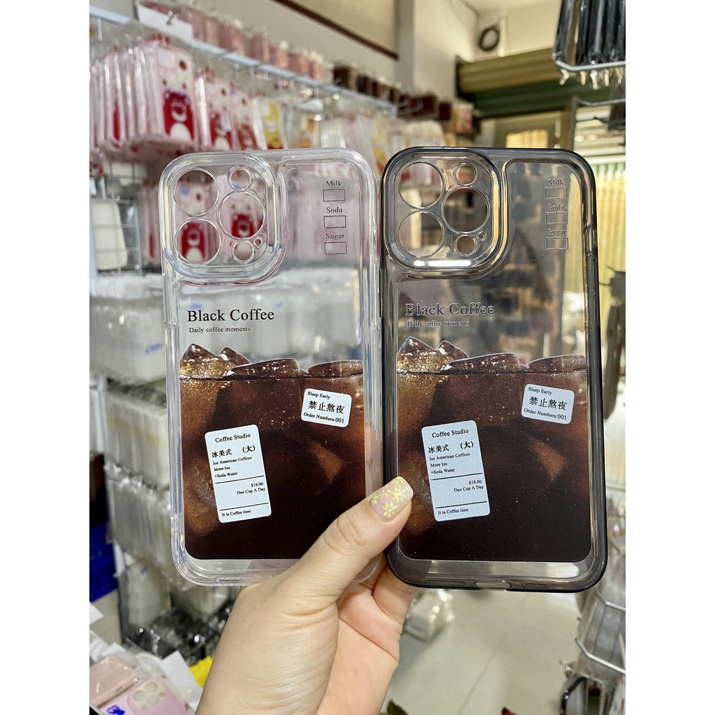 Ốp lưng iPhone trong ly cà phê 7/8 Plus/ X/ XS Max/ 11/12/13/14