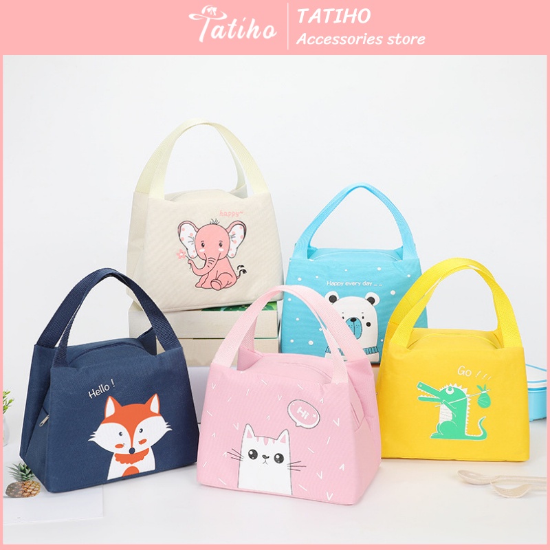 [Hàng Xịn, Giá Tốt] Túi Giữ Nhiệt Đựng Cơm Chống Nước Cao Cấp Vải Oxford 600D 22x15x17cm - Lunch Bag - Mã TG002