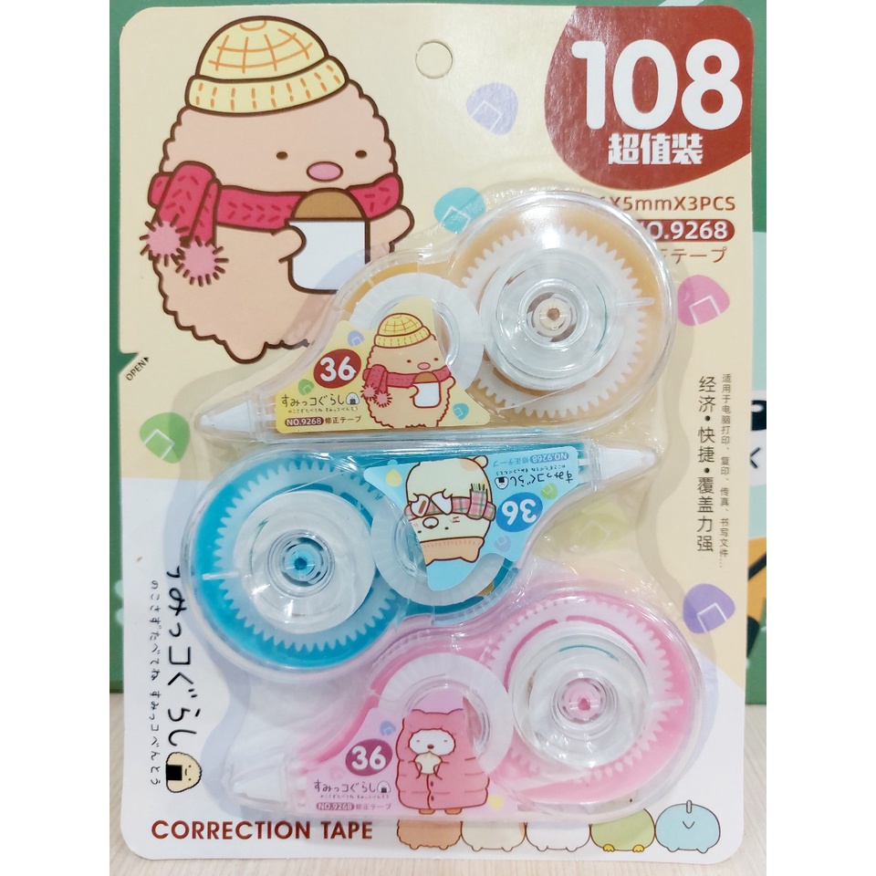 Vỹ 3 Cây Bút Xóa Kéo