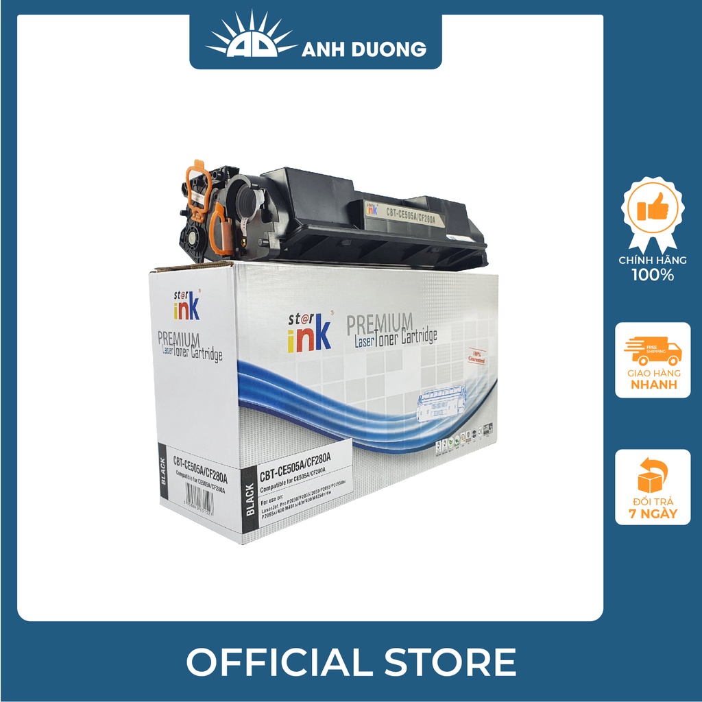 Hộp mực in HP 80A / 05A , catrige 05/80 dùng cho HP Pro 400 Printer M401n / M401D / M401dn / m425dn - CF 280A