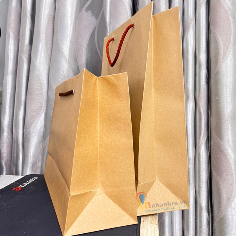 TÚI GIẤY KRAFT CÓ QUAI XÁCH | TÚI GIẤY KRAFT GIÁ RẺ | TÚI GIẤY KRAFT ĐỰNG QUÀ TẶNG - BAOBIONLINE