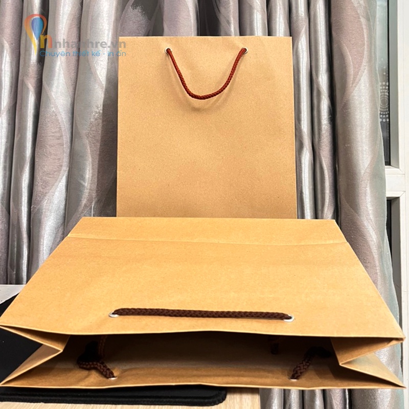 TÚI GIẤY KRAFT CÓ QUAI XÁCH | TÚI GIẤY KRAFT GIÁ RẺ | TÚI GIẤY KRAFT ĐỰNG QUÀ TẶNG - BAOBIONLINE