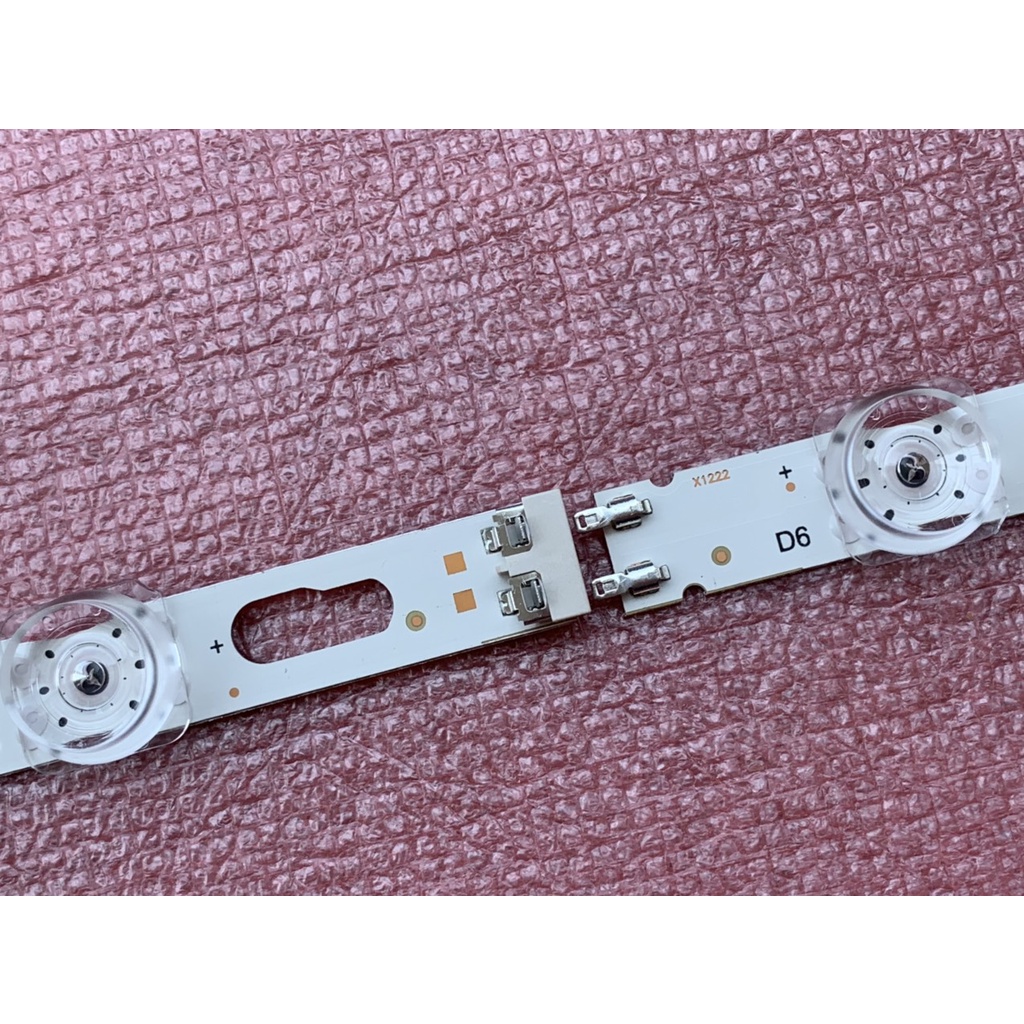 THANH LED TIVI SAMSUNG 43TU7000 43TU8000 43TU8200 HÀNG MỚI 100% BỘ 6 THANH MỖI THANH 5 BÓNG 3V DÀI 435+380mm