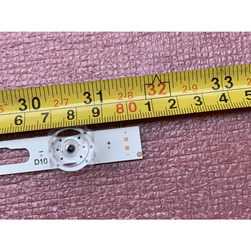 THANH LED TIVI SAMSUNG 43TU7000 43TU8000 43TU8200 HÀNG MỚI 100% BỘ 6 THANH MỖI THANH 5 BÓNG 3V DÀI 435+380mm