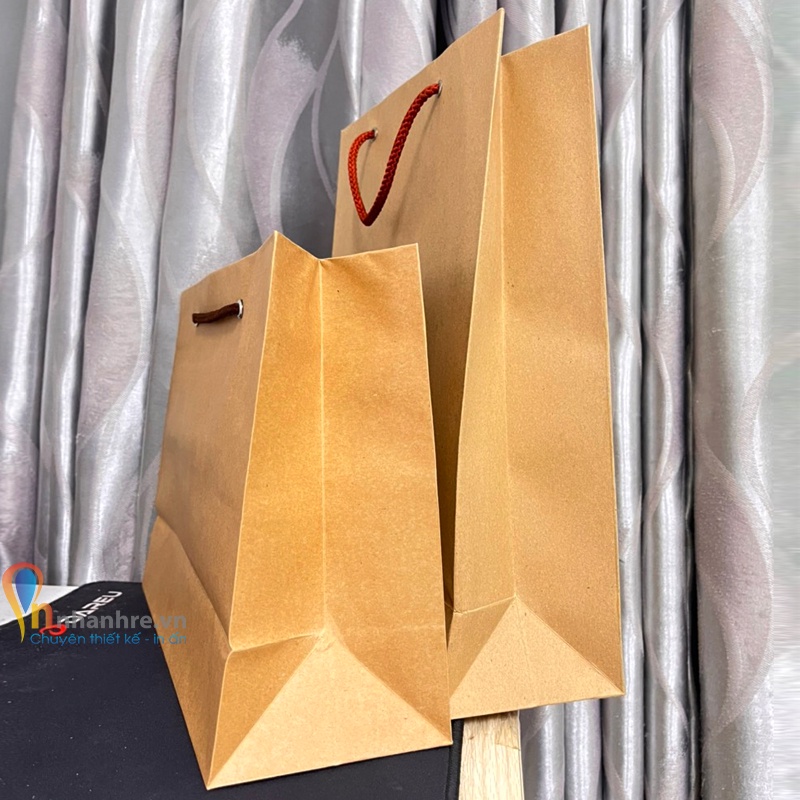 TÚI GIẤY KRAFT CÓ QUAI XÁCH | TÚI GIẤY KRAFT GIÁ RẺ | TÚI GIẤY KRAFT ĐỰNG QUÀ TẶNG - BAOBIONLINE
