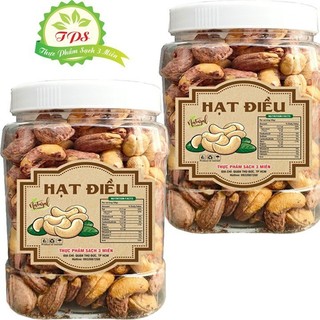 1kg hạt điều lụa nguyên hạt rang muối sấy chín giòn thơm ngon đặc sản Bình Phước chuẩn cao cấp TPS