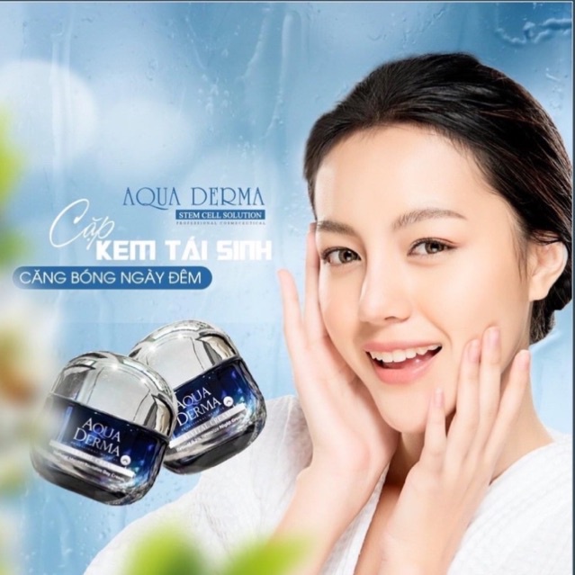 Bộ kem ngày đêm AQUA DERMA nhập khẩu chính hãng