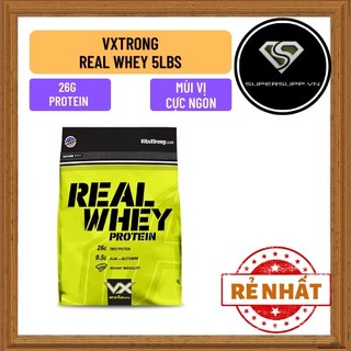 VitaXtrong 100% Real Whey Protein 5Lbs - Sữa đạm cho người tập Gym, thể thao