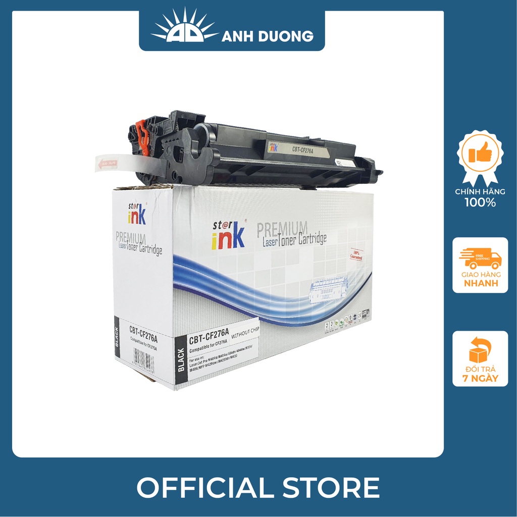 Hộp mực 76A/CF276A/CRG 057 catrige 76a dùng cho M304 404N 404D 404DN 404DW MFC M428FDN M428FDW 223D