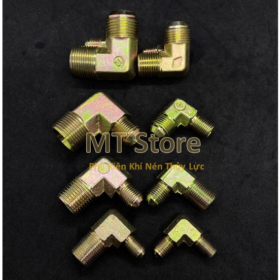 CONG 90° ren ngoài SỐ  -  Ren Ngoài Số 4  ~  Số 16 / Ren Ngoài côn Lõm