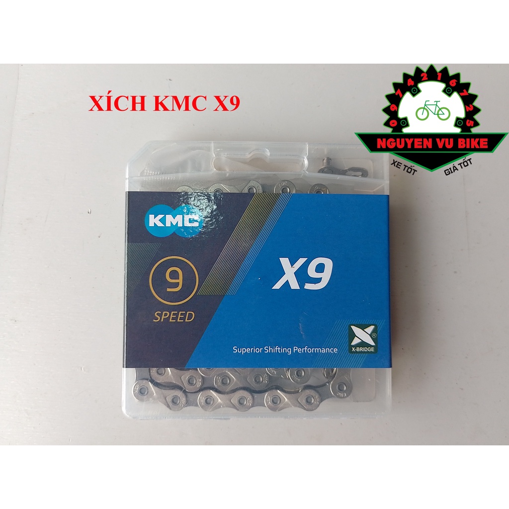 Xích xe đạp thể thao KMC 8, 9, 10 Speed