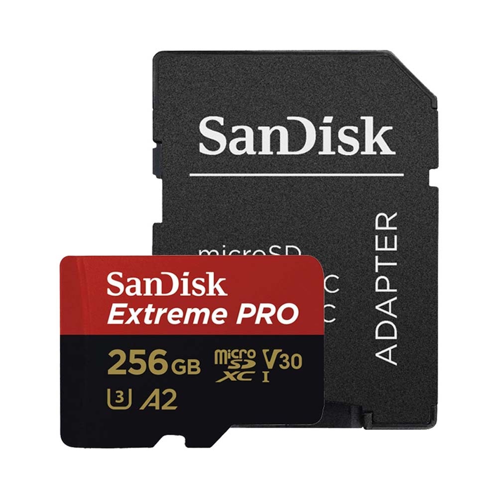 Thẻ Nhớ MicroSDXC SanDisk Extreme Pro V30 A2 256GB 200MB/s SDSQXCD-256G-GN6MA