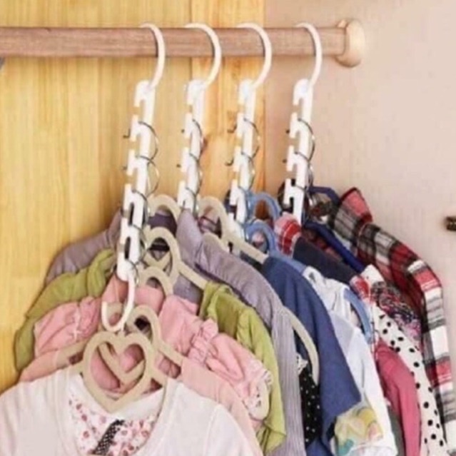 Móc treo quần áo đa năng sét 8 móc