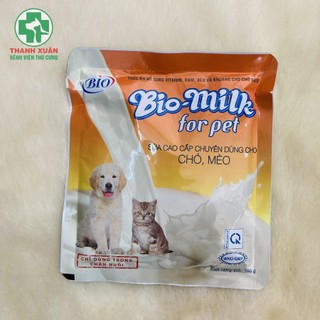 Sữa bột cho chó mèo Bio Milk gói 100g