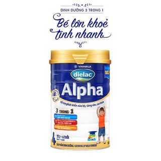 [ Date T9/25 ]Sữa bột Dielac Alpha 4 - lon 900g (cho trẻ từ 2- 6 tuổi)