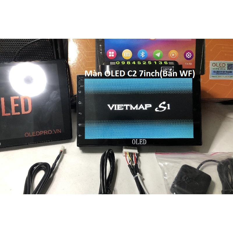 Màn hình Android bản WF nâng cấp v2 new 2023 7-inch phù hợp nhiều dòng xe trên thị trường.