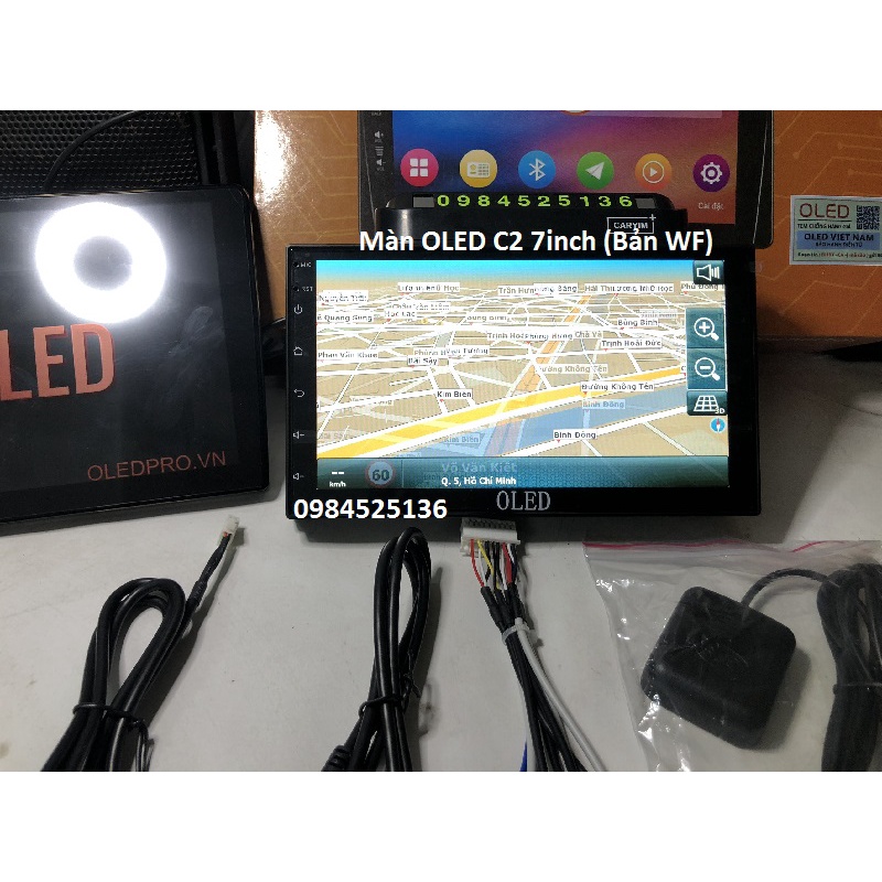 Màn hình Android bản WF nâng cấp v2 new 2023 7-inch phù hợp nhiều dòng xe trên thị trường.