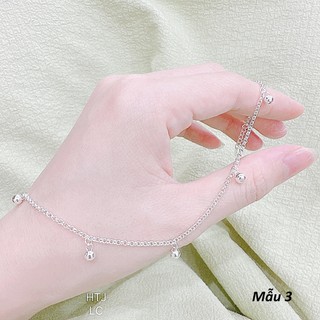 Lắc chân bạc sợi mảnh các mẫu MS81