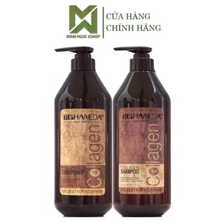 Dầu gội xả phục hồi siêu mượt Top Haneda Collagen 785ML chính hãng