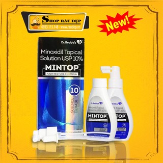  Combo Hỗ Trợ mọc râu Minoxidil 10% Mintop