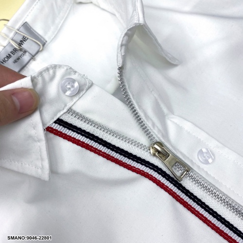 Áo Sơ Mi Cộc Tay Phối Khóa Zip Cách Tân Trẻ Trung Siêu Hot