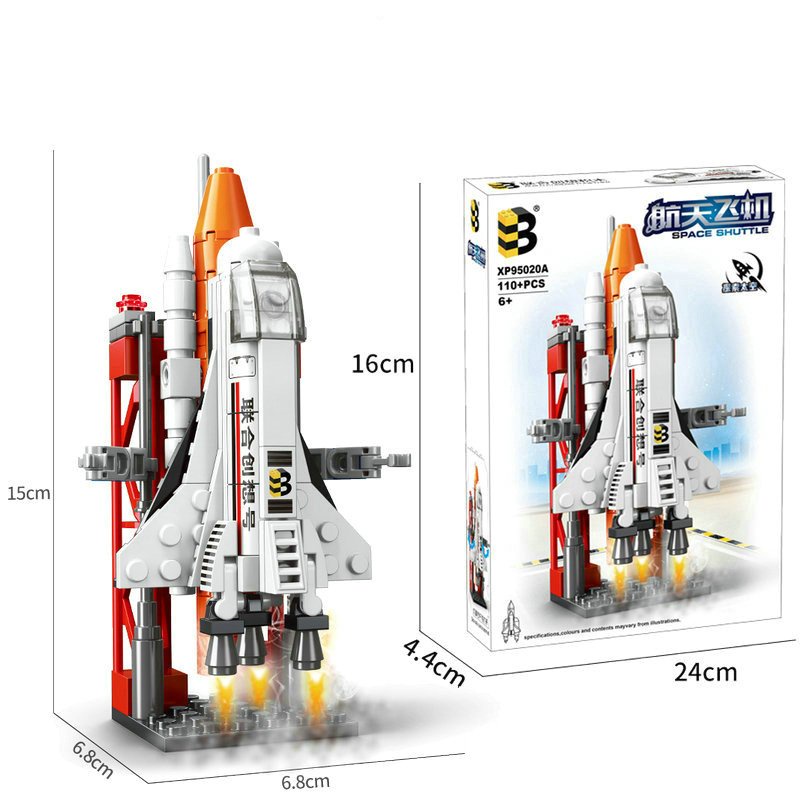 Đồ chơi lắp ráp lego Tàu Vũ Trụ không gian, lego xếp hình phi thuyền đồ chơi cho bé