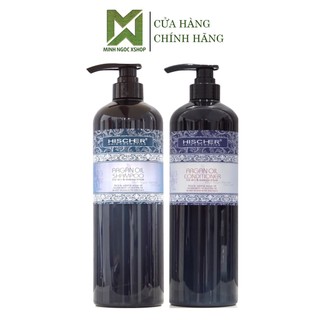 Dầu gội xả phục hồi cho mọi loại tóc Hischer Argan Oil 1000ml chính hãng