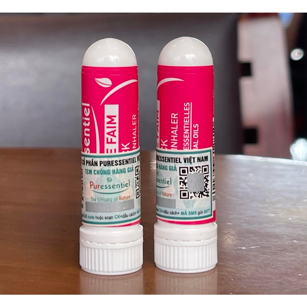 Ống Hít Giảm Cảm Giác Thèm Ăn Hỗ Trợ Giảm Cân Puressentiel Inhaleurs Minc 1ml