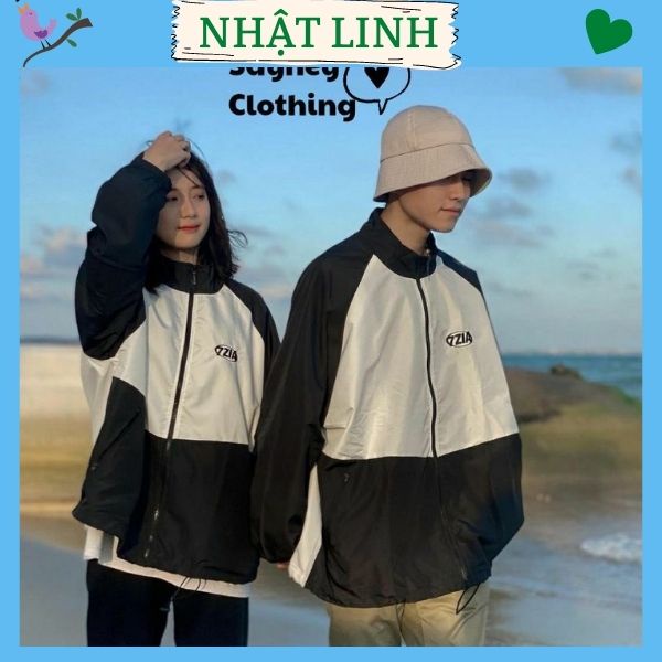 Áo khoác gió nam nữ 7ZIA chất dù 1 lớp form rộng trẻ trung phong cách unisex NHẬT LINH - A677