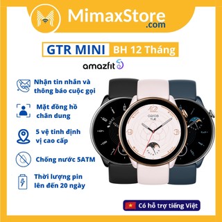 Đồng hồ thông minh amazfit gtr mini | hỗ trợ tiếng việt | bản quốc tế | hàng chính hãng | mimax store