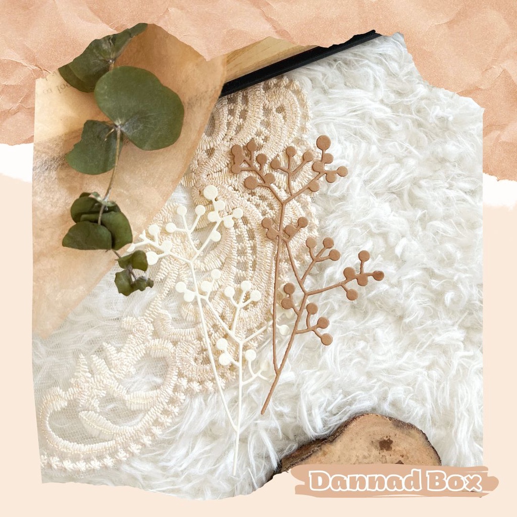 Set 5 Diecut Paper Cutting Hoa Mini Mix Nhiều Màu Làm Scrapbook