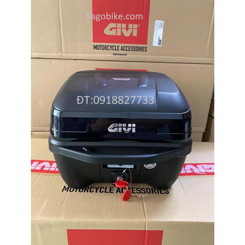 Thùng xe PCX, thùng givi B32NB kèm đế, bát gắn, không bao gồm baga, hàng givi chính hãng, bảo hành 2 năm