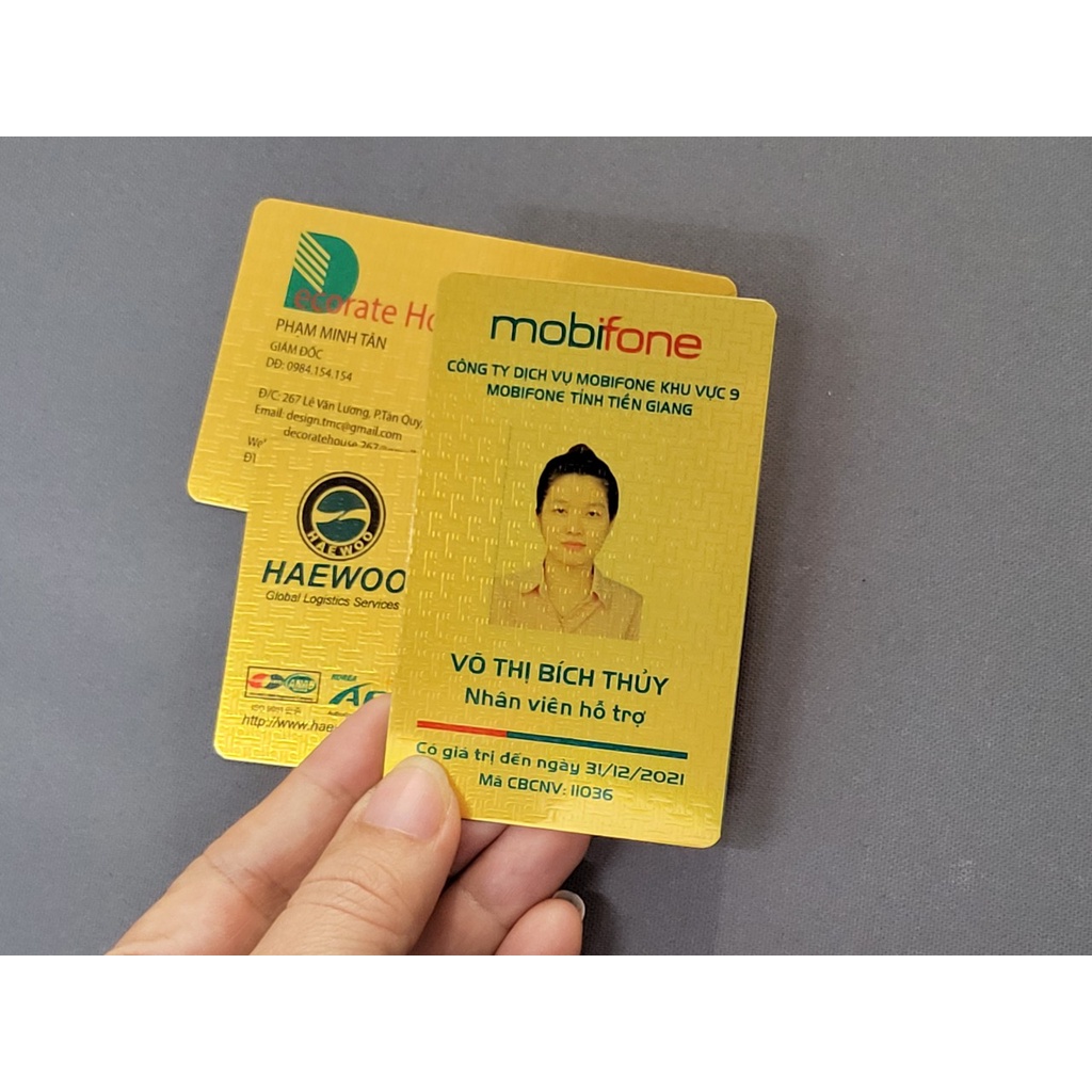 PHÔI THẺ NHỰA  IN LÕI- PVC CARD GOLD , XẤP  10 BỘ A4