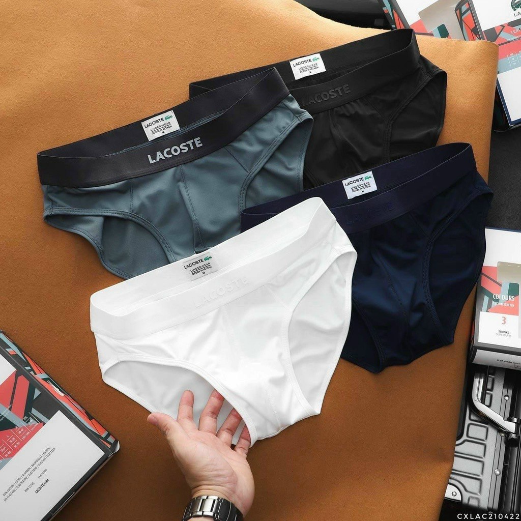 Set 5 Quần sịp tam giác Lacoste hàng Việt Nam chất lượng cao