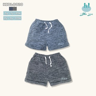 Quần đùi bé trai Lil little love chất cotton thoáng mát từ 5 đến 9 tuổi