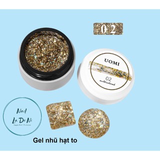Hũ gel nhũ hạt to tô móng nail siêu sáng