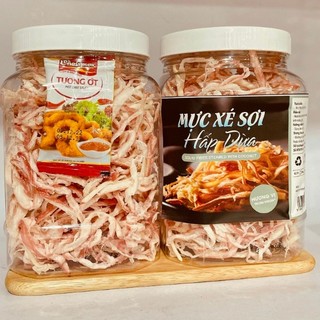 Mực xé sơi hấp dừa thảo loan food, hũ 250g.