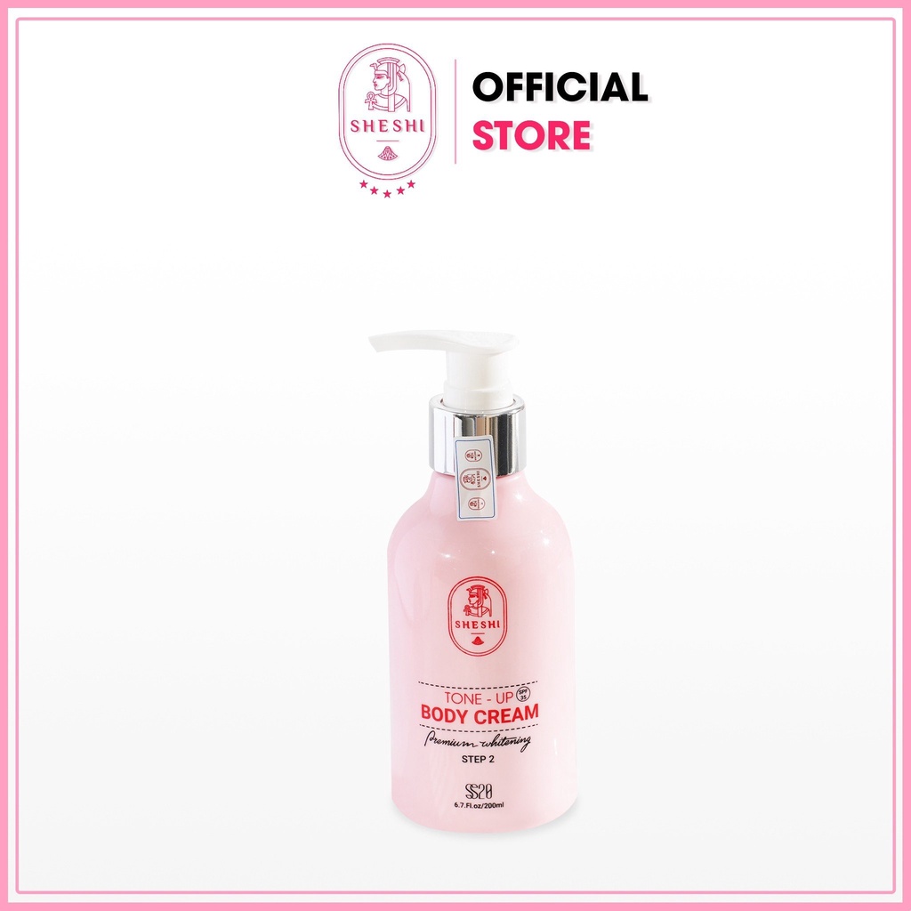 Kem dưỡng trắng toàn thân SHESHI - Tone Up Body Cream , sáng da,trắng da, dưỡng ẩm, giúp da mịn màng, không kích ứng.