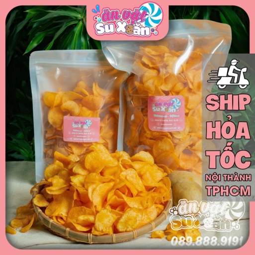 Snack khoai tây phô mai Ăn Vặt Su Xoắn