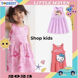 Váy bé gái Little Maven váy sát nách chất đẹp