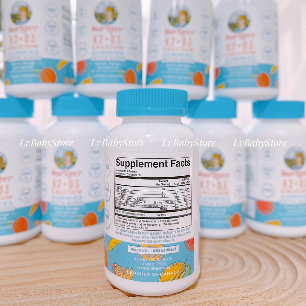 Kẹo dẻo D3k2 & Calcium 𝐌𝐚𝐫𝐲 𝐑𝐮𝐭𝐡’𝐬  2Years+