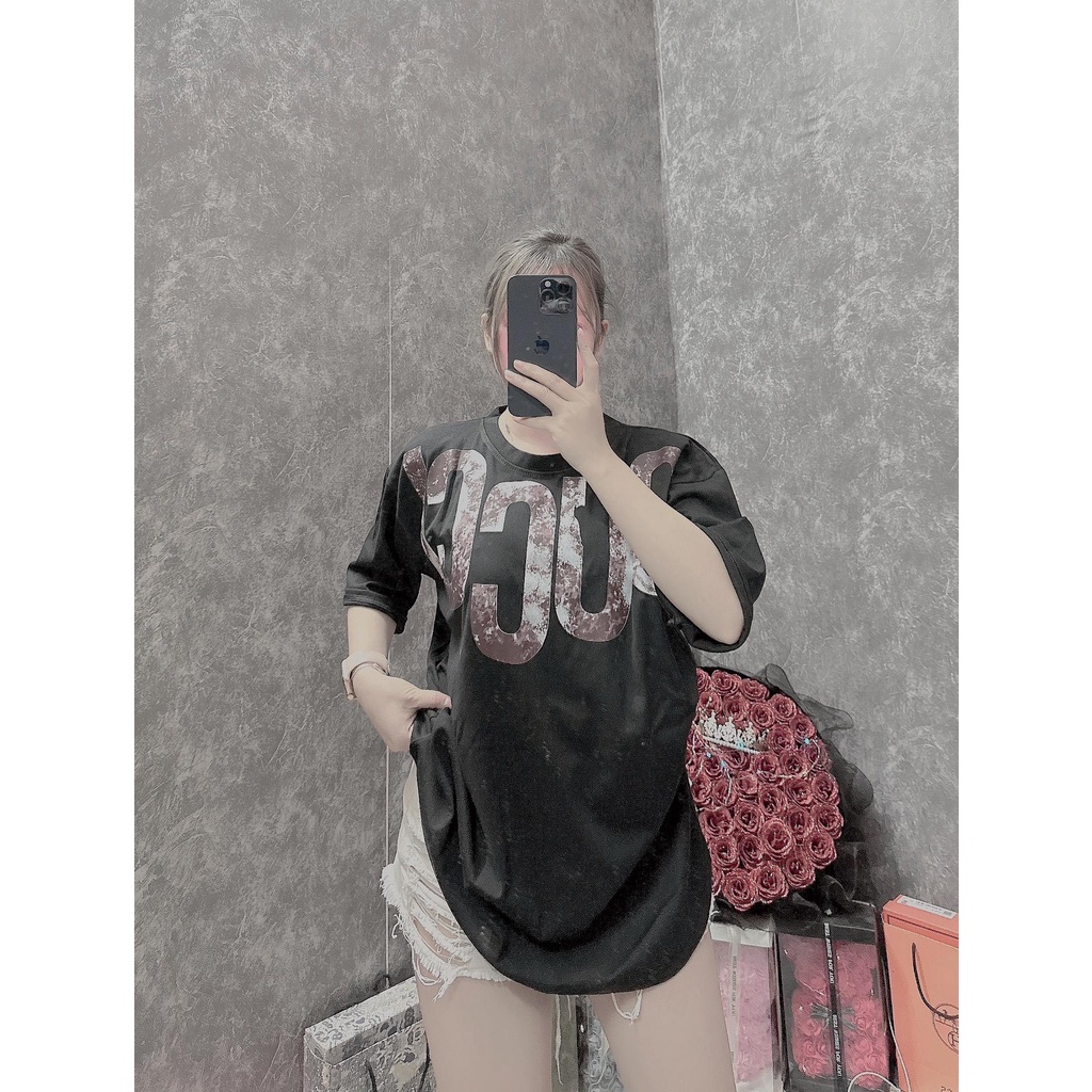 ÁO PHÔNG GUCCI IN CHỮ GUCCI VIỀN CỔ