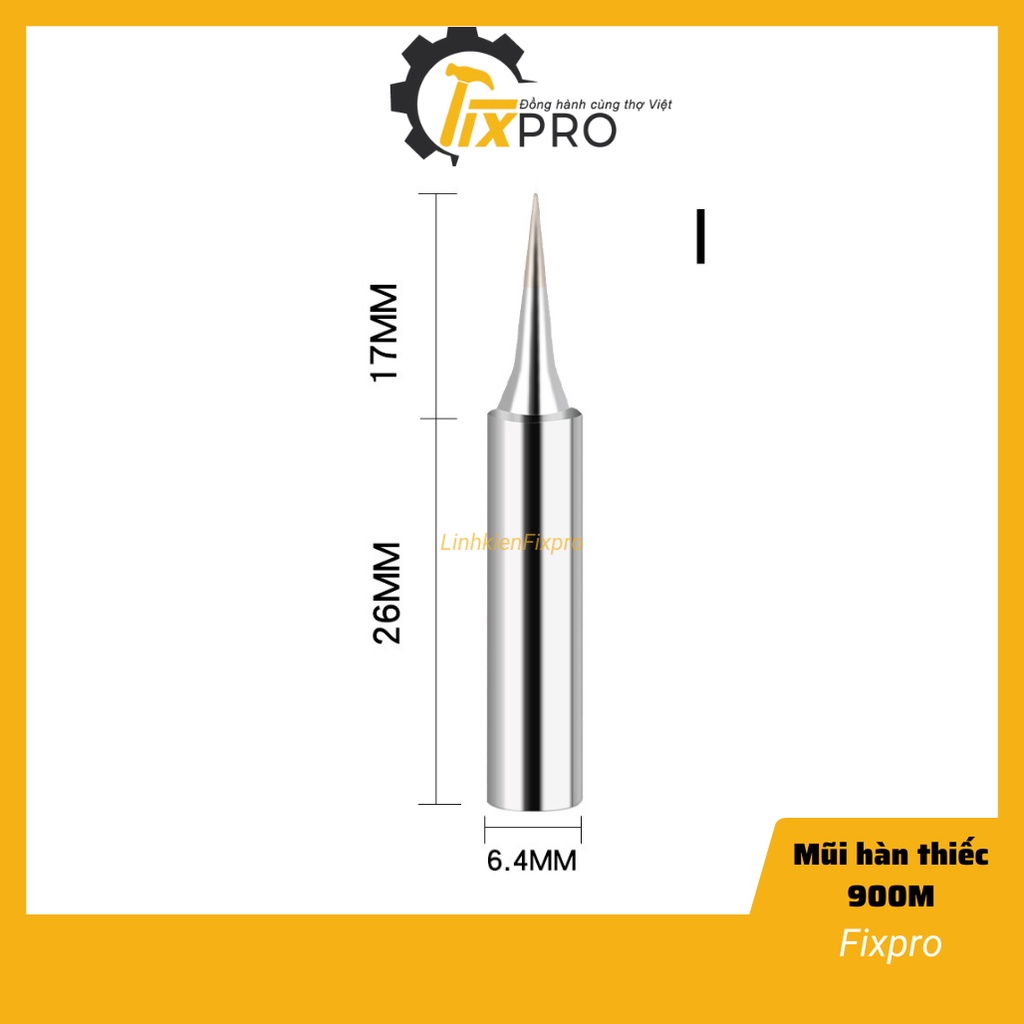 Mũi hàn nhọnTsui 900M-T-I, mũi hàn nhọn 936 đồng cao cấp