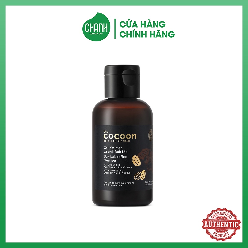 Gel rửa mặt Cocoon cà phê Đắk Lắk 140ml