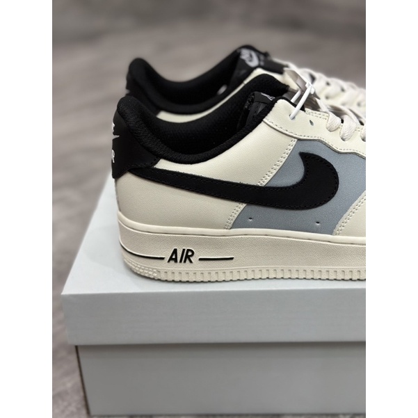 Full Box | AF1 Cream Black - Good Quality