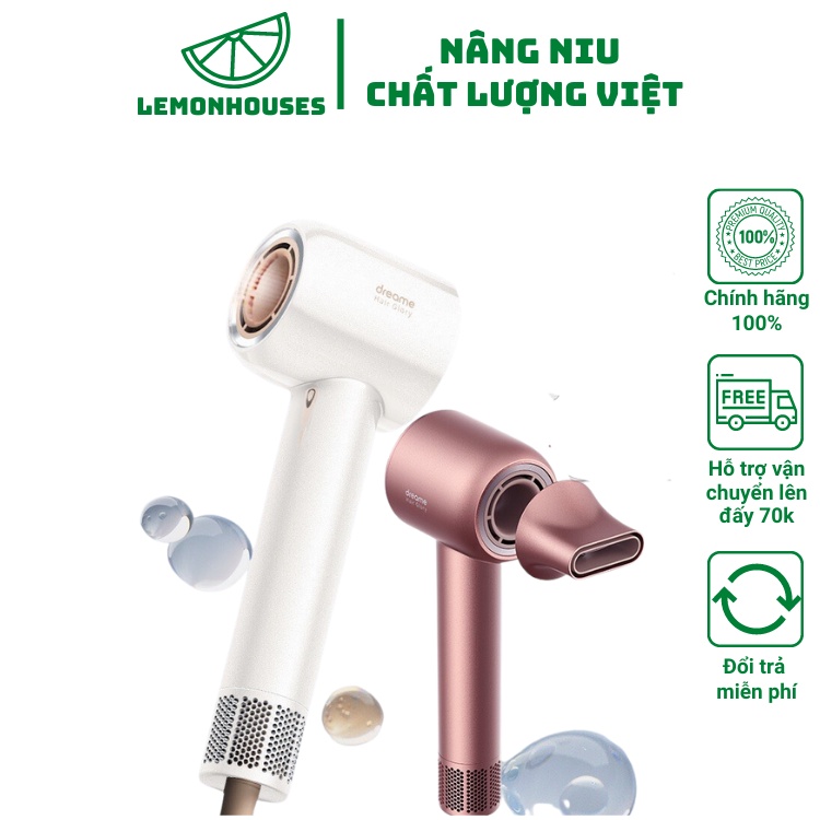 Máy sấy tóc Dreame Glory Standard ion âm tốc độ cao, độ ồn thấp chính hãng, bảo hàng 12 tháng